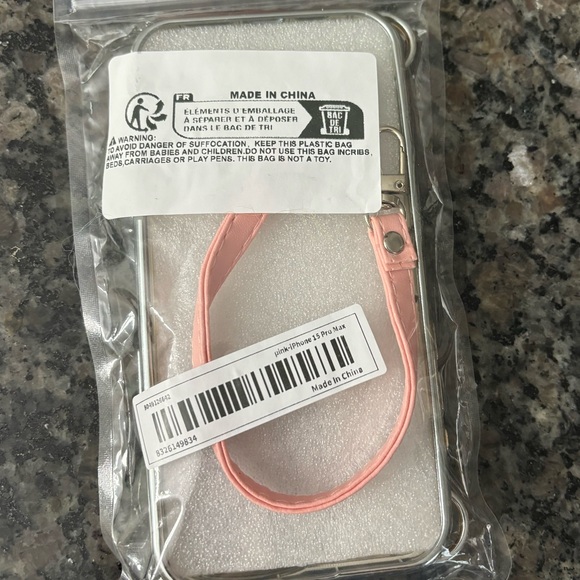 PINK IPHONE 15PRO CAMERA PHONE CASE - Picture 2 of 3